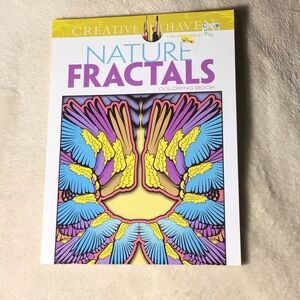 Nature Fractals Coloring Book